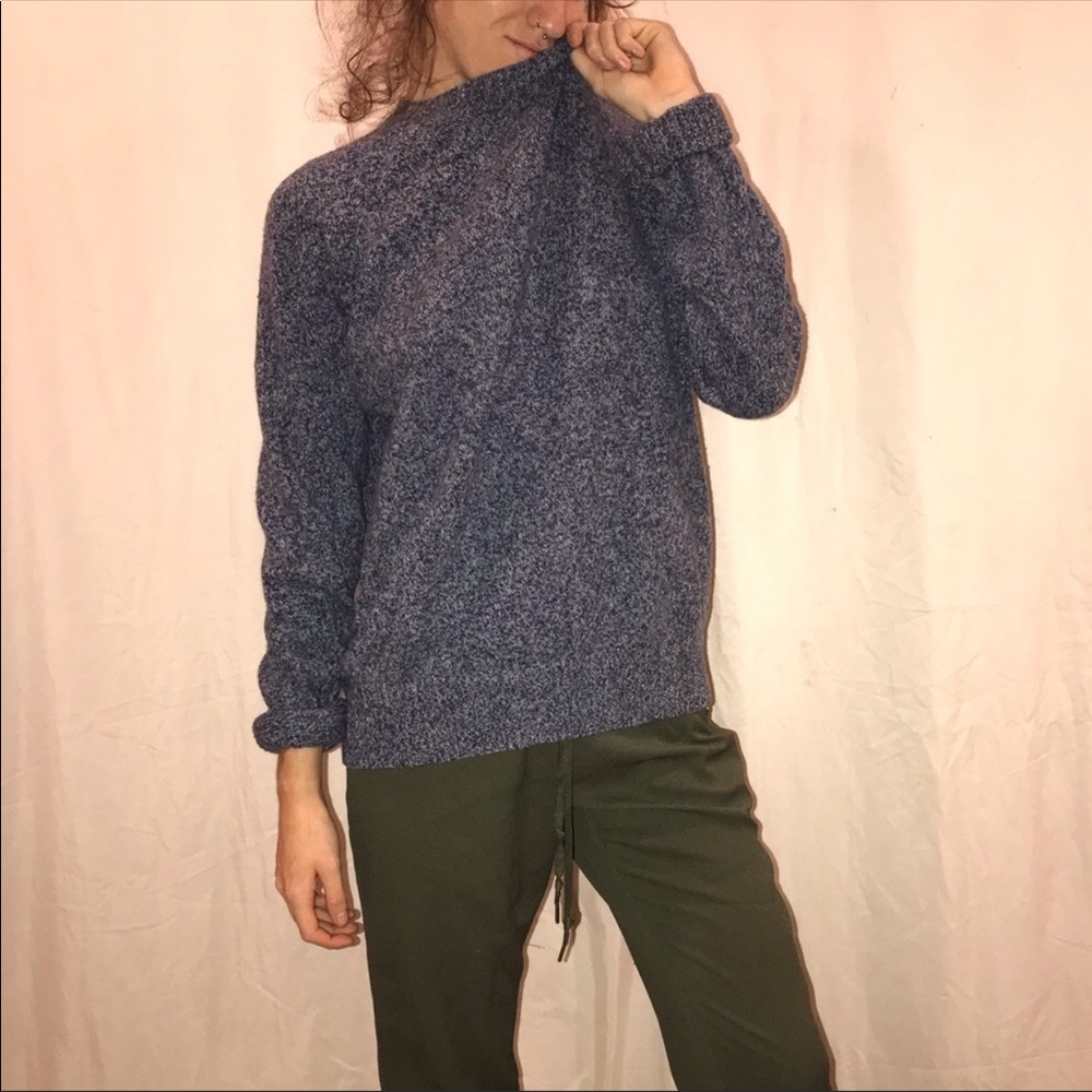 JCrew speckled wool sweater